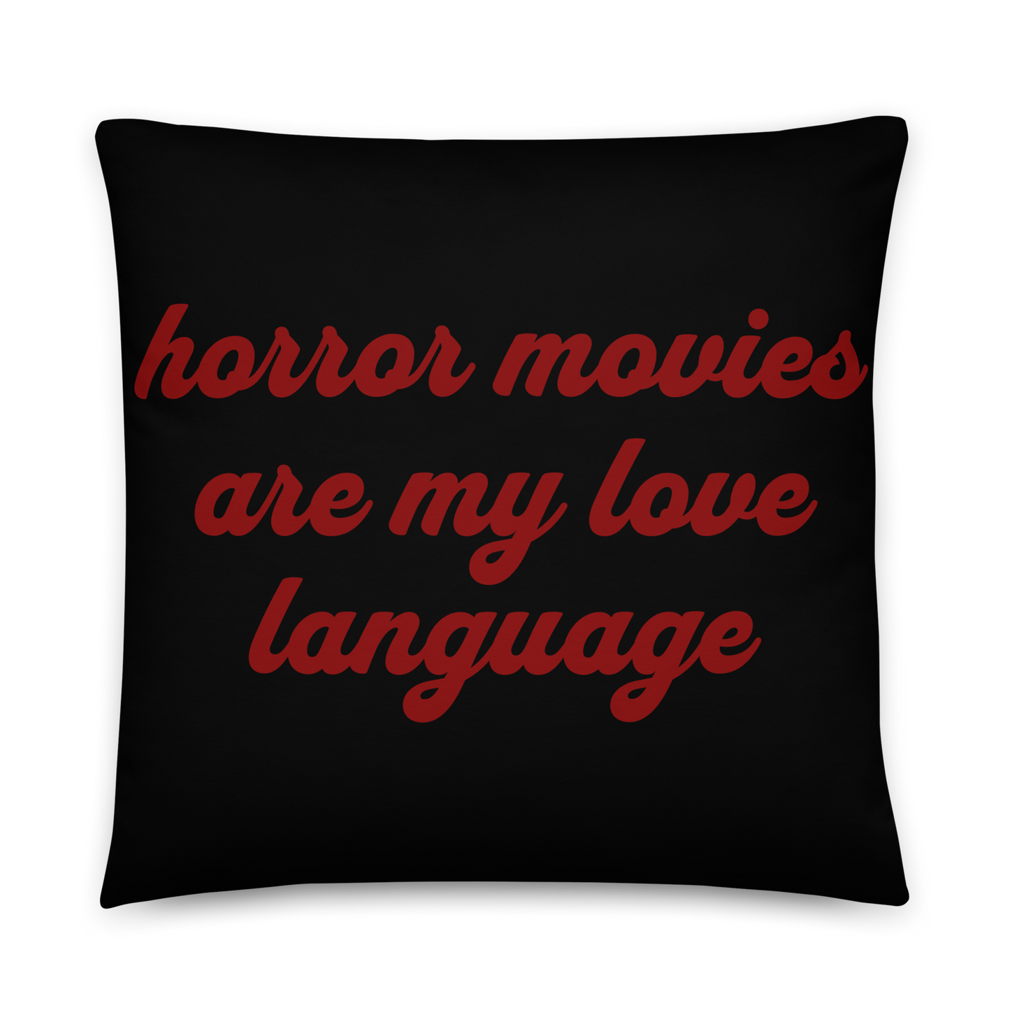 Love Language Pillow - Black