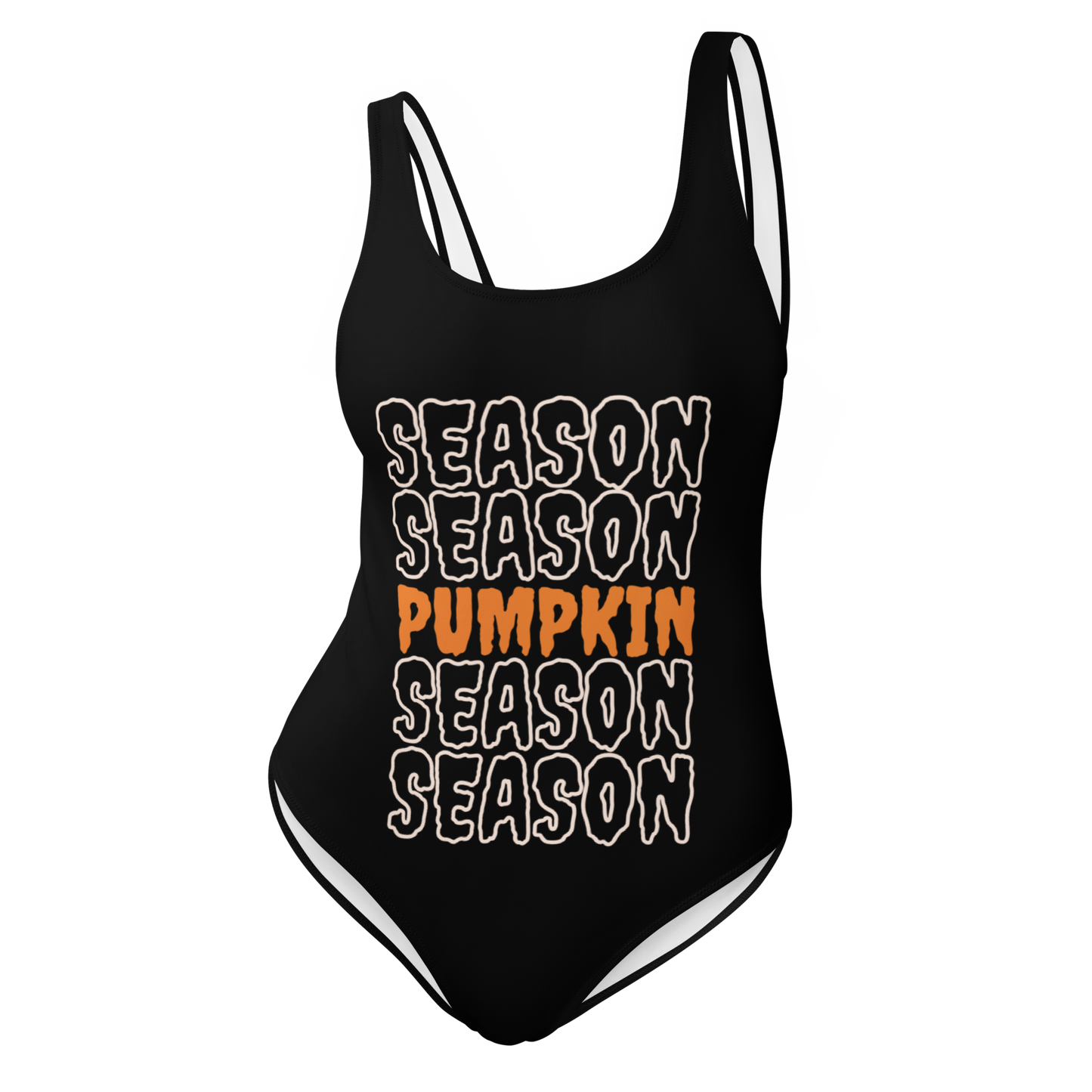 Pumpkin Season One-Piece Swimsuit