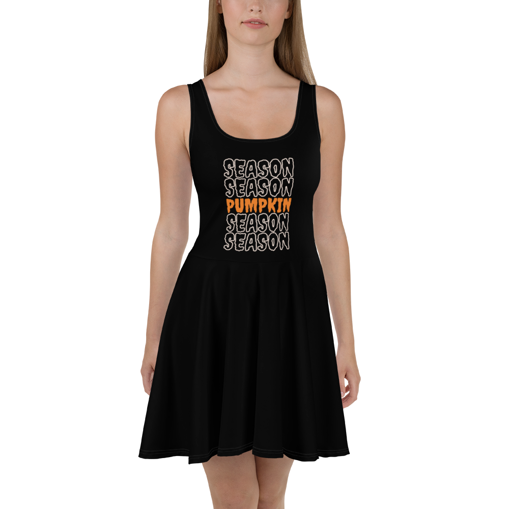 Pumpkin Season Skater Dress