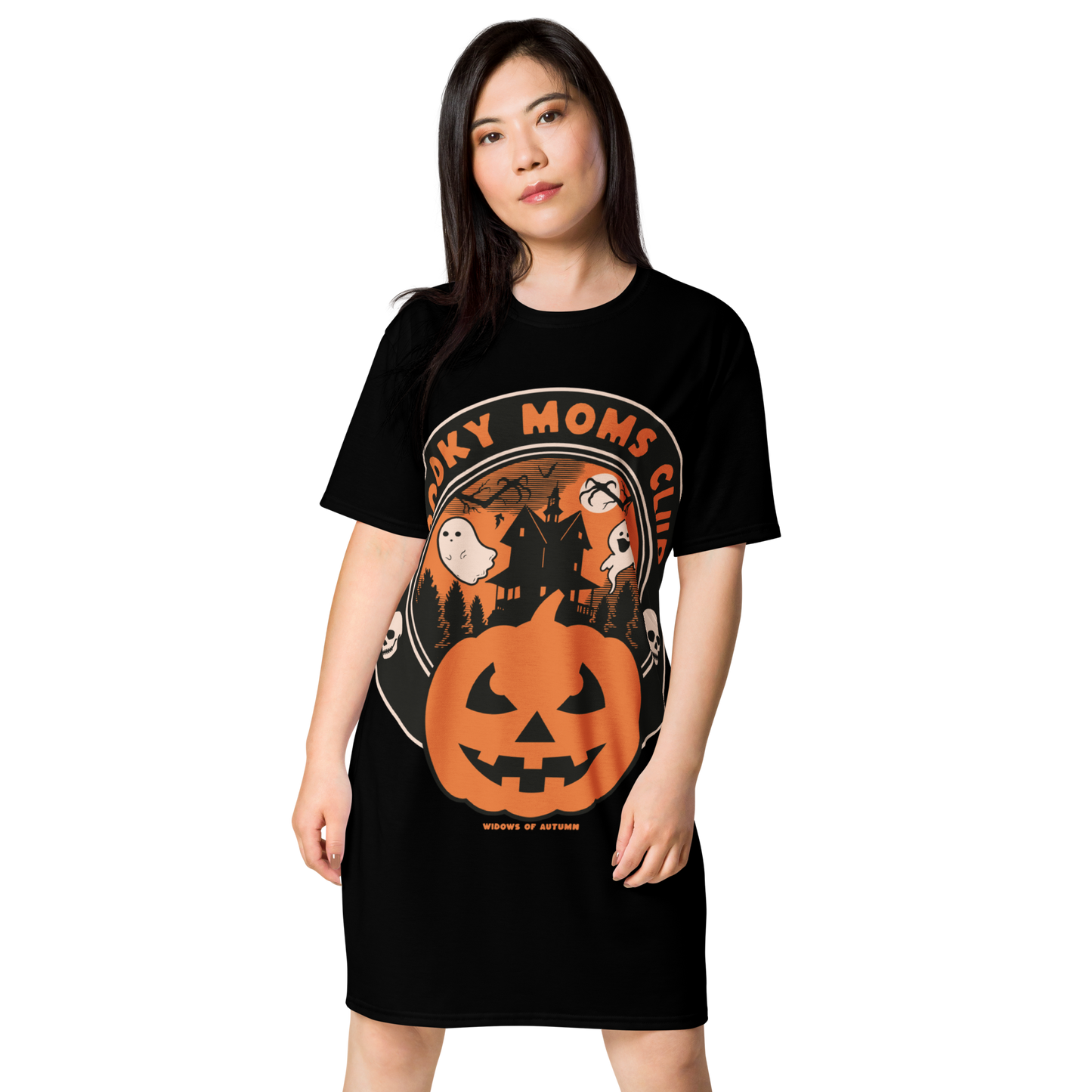 Spooky Moms Club T-Shirt Dress