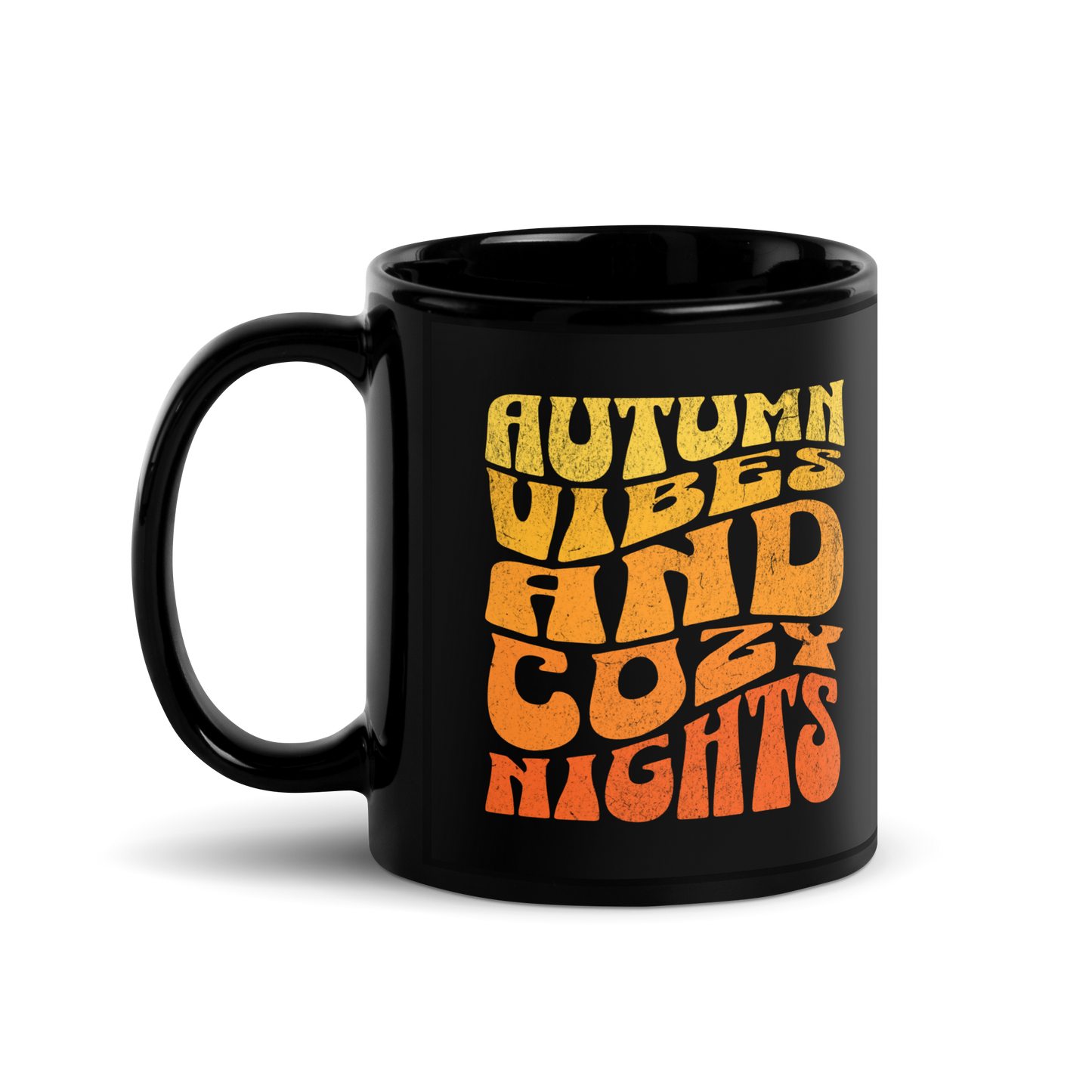 Cozy Autumn Mug - Black