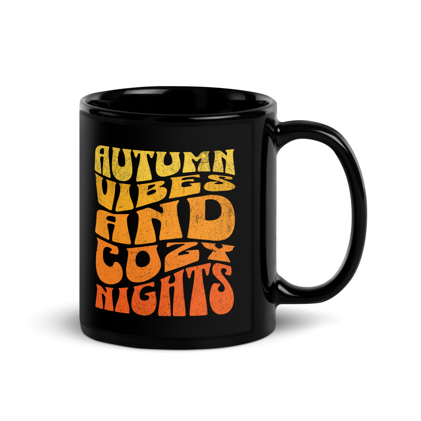 Cozy Autumn Mug - Black