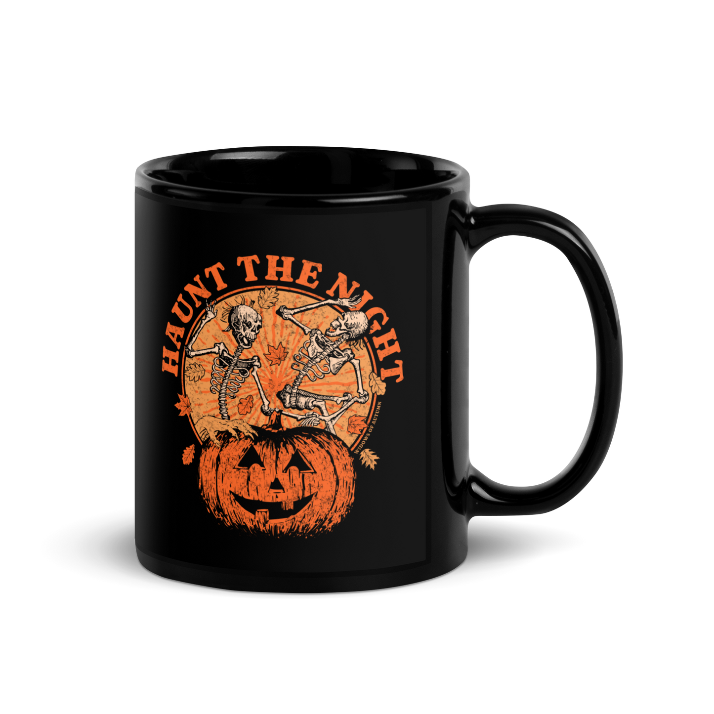 Haunt The Night Mug - Black