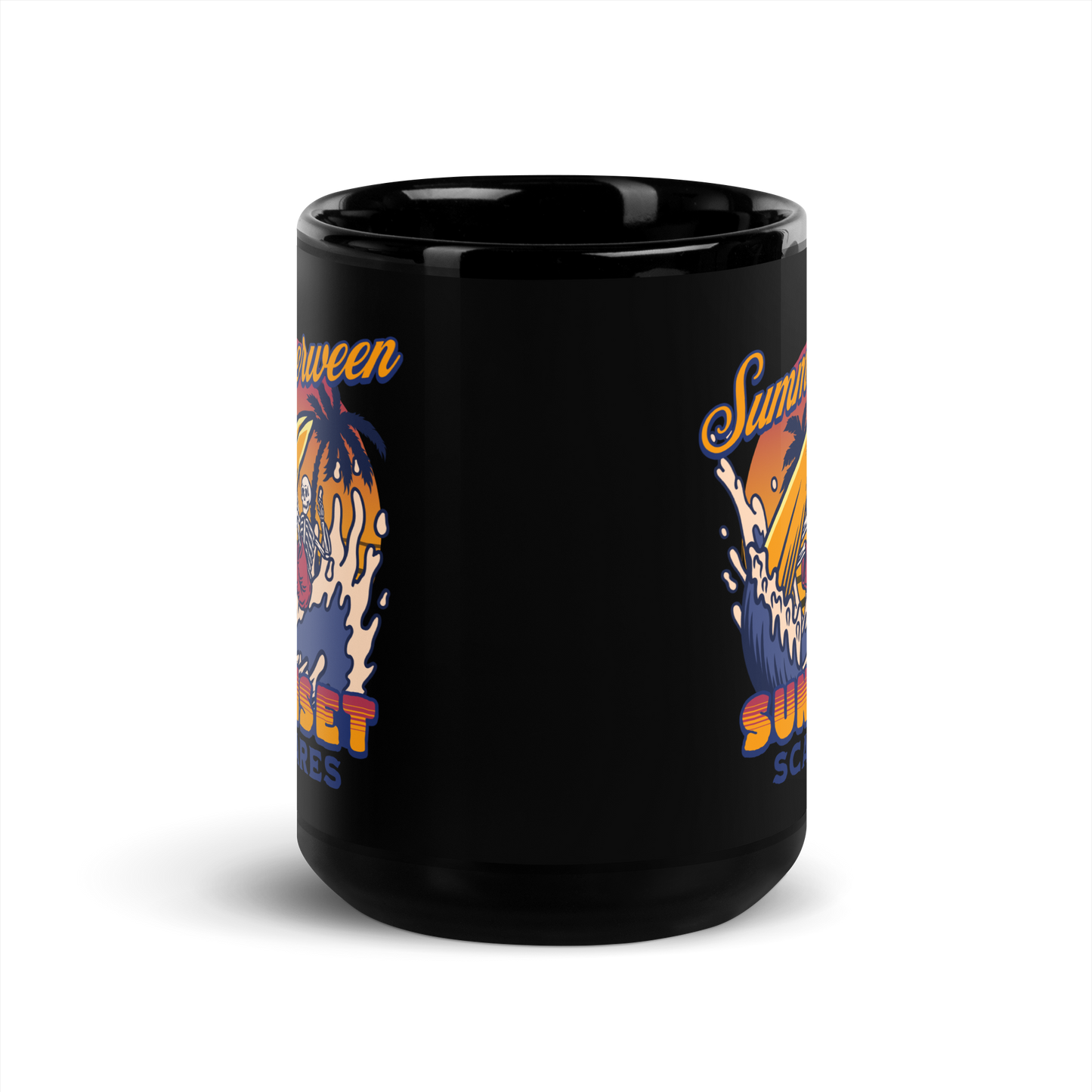 Sunset Scares Mug - Black