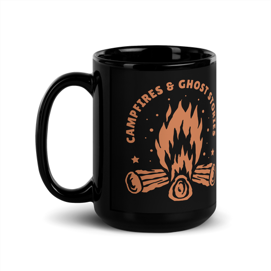 Campfires & Ghost Stories Mug - Black