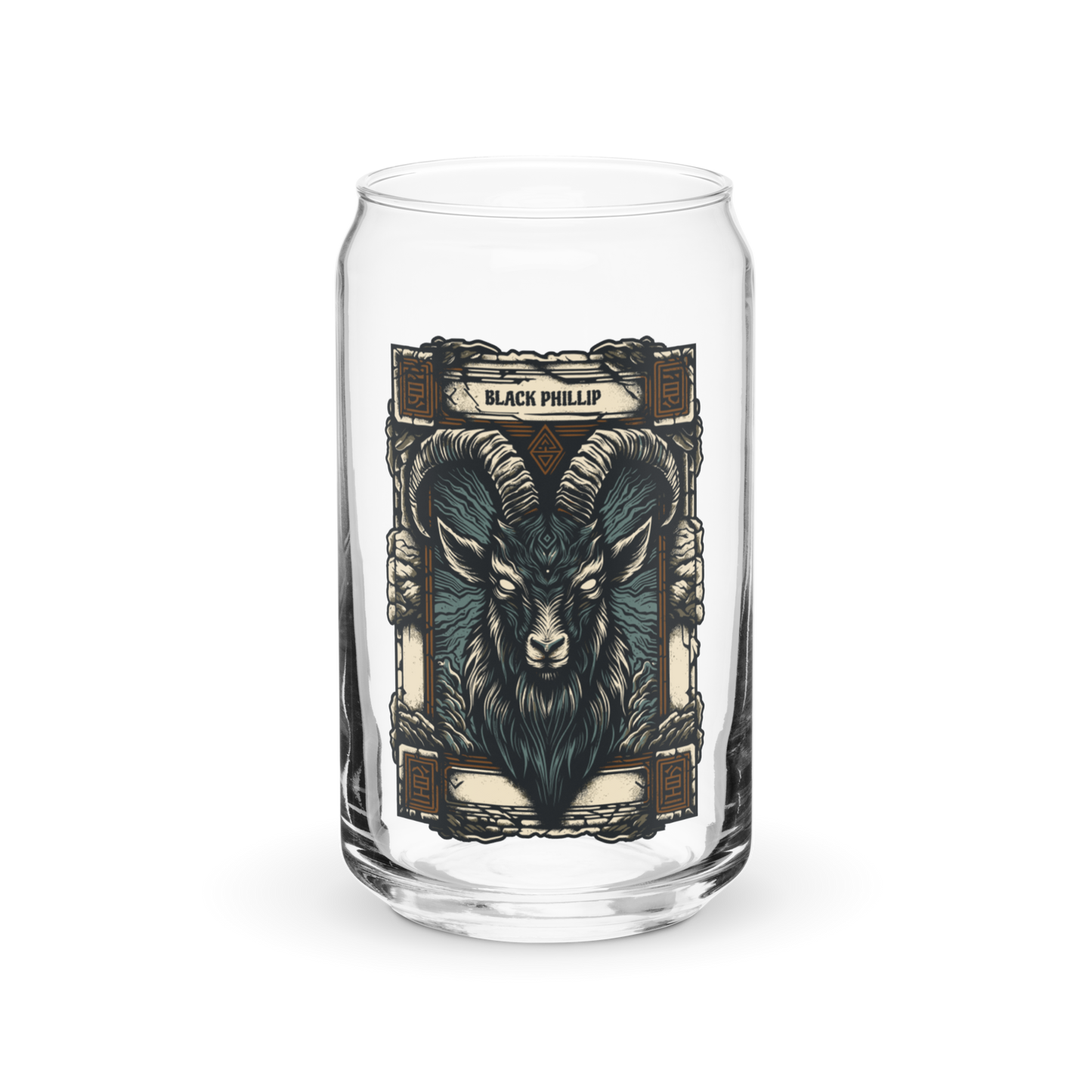 Black Phillip Glass Tumbler