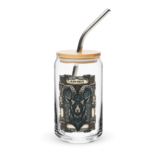Black Phillip Glass Tumbler