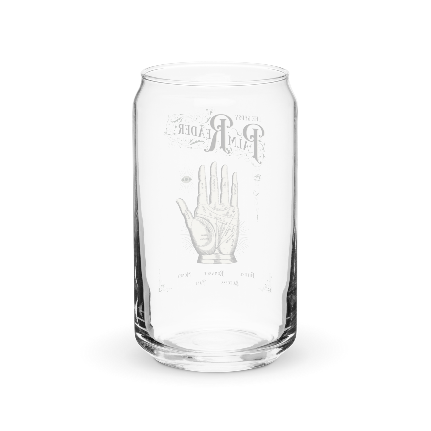 Palm Reader Glass Tumbler