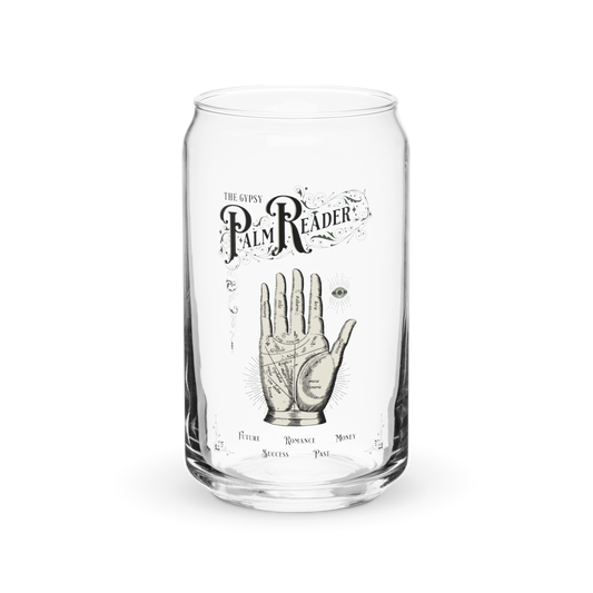 Palm Reader Glass Tumbler