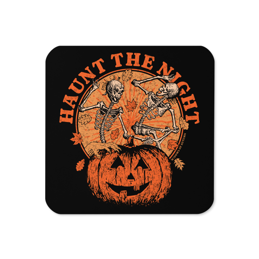 Haunt The Night Cork-Back Coaster