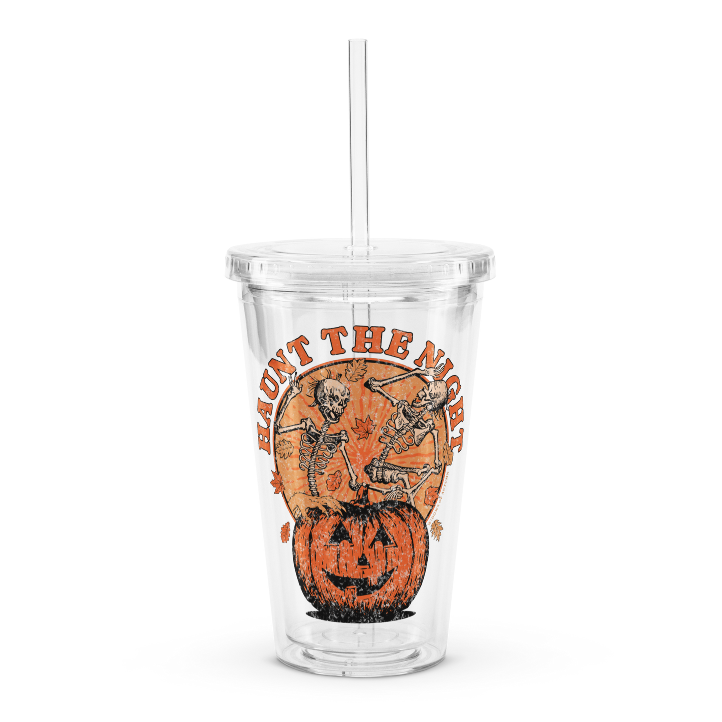 Haunt The Night Plastic Tumbler