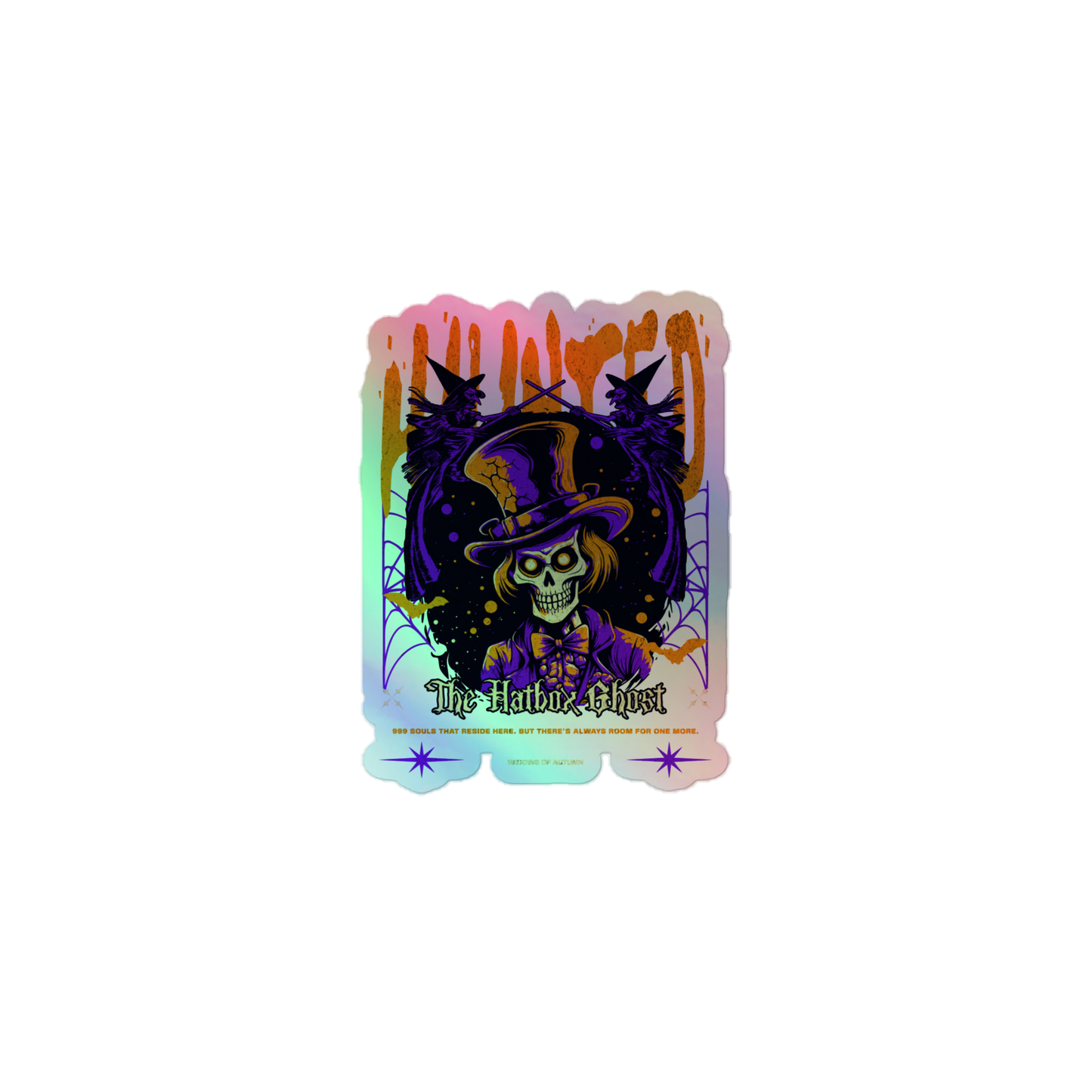 Hatbox Ghost Holographic Sticker