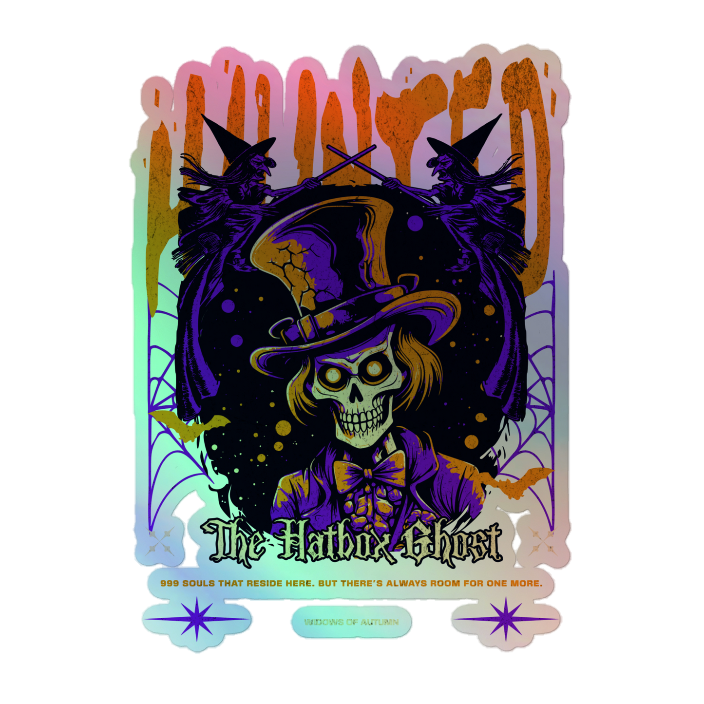 Hatbox Ghost Holographic Sticker