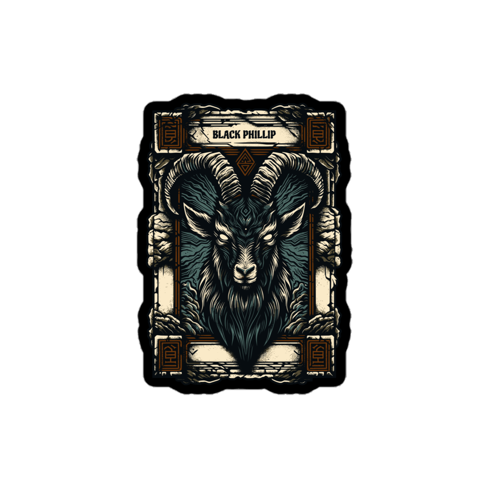 Black Phillip Bubble-Free Sticker