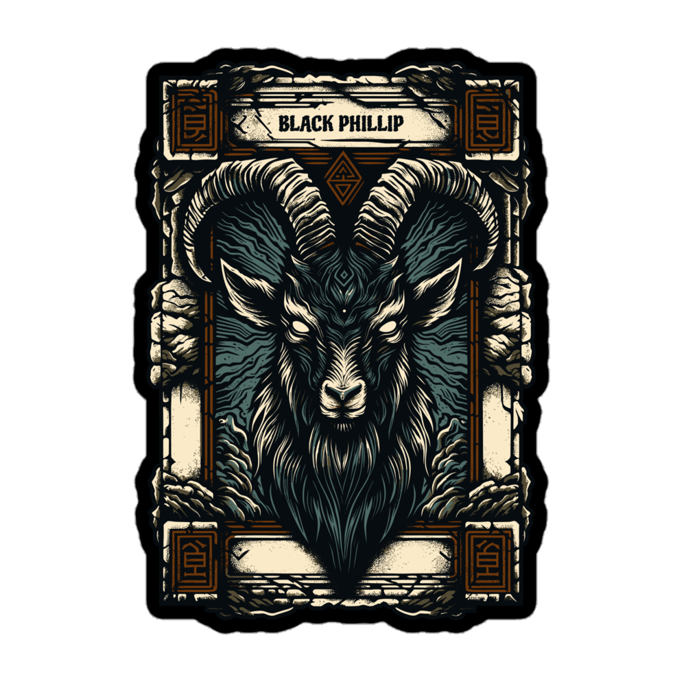 Black Phillip Bubble-Free Sticker