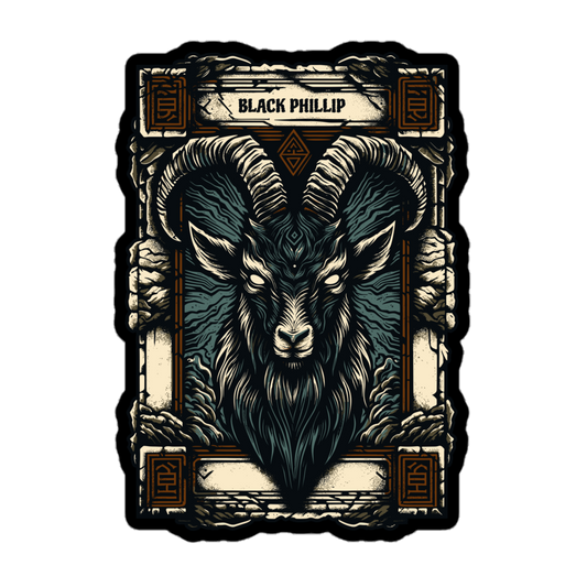 Black Phillip Bubble-Free Sticker
