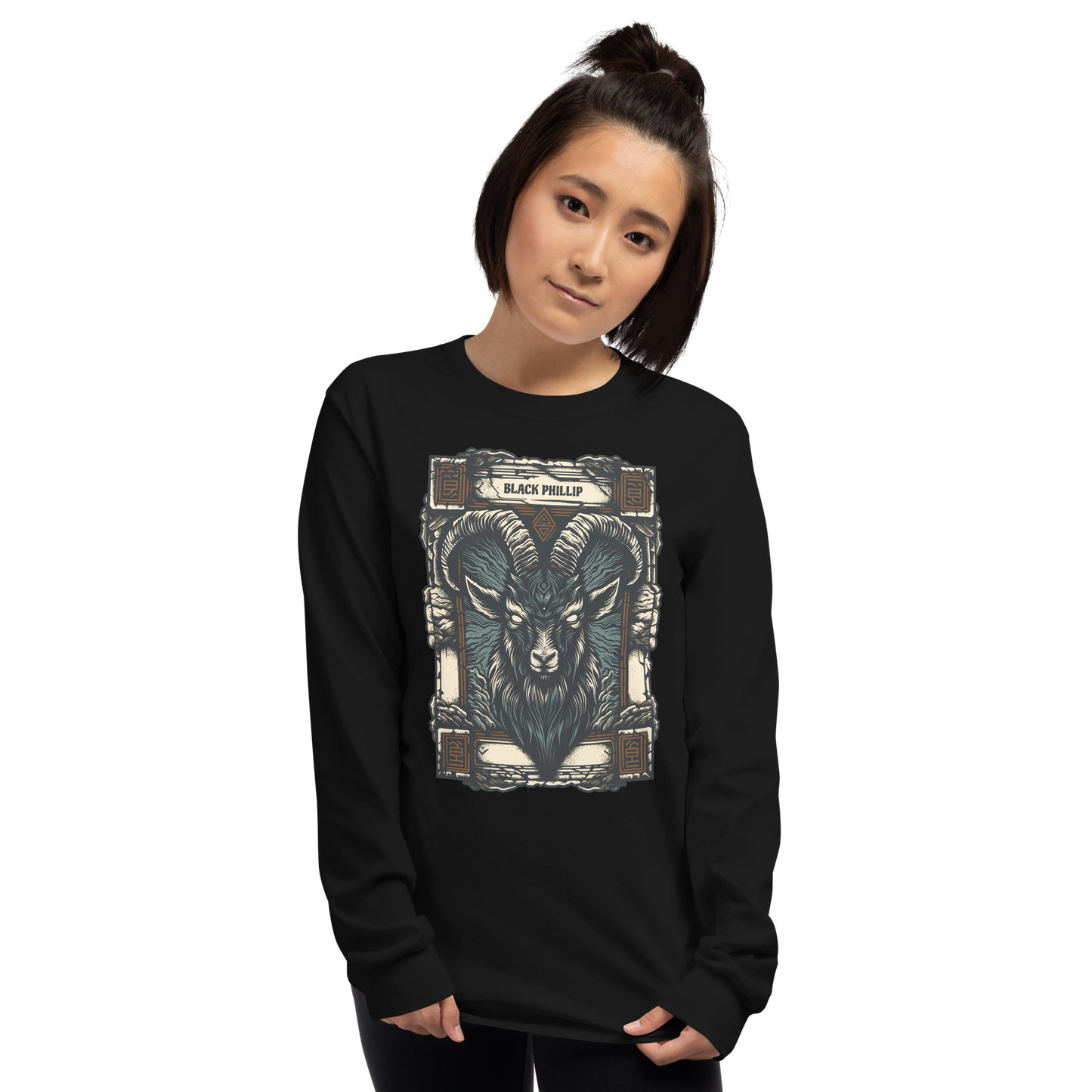 Black Phillip Long Sleeve Tee