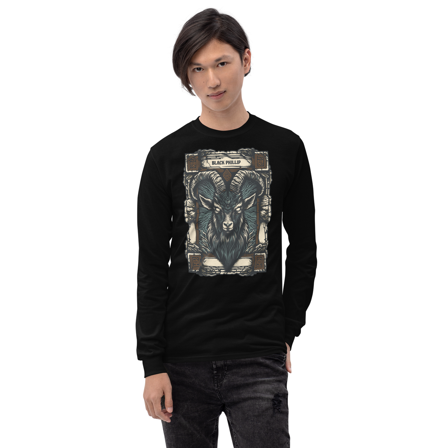 Black Phillip Long Sleeve Tee