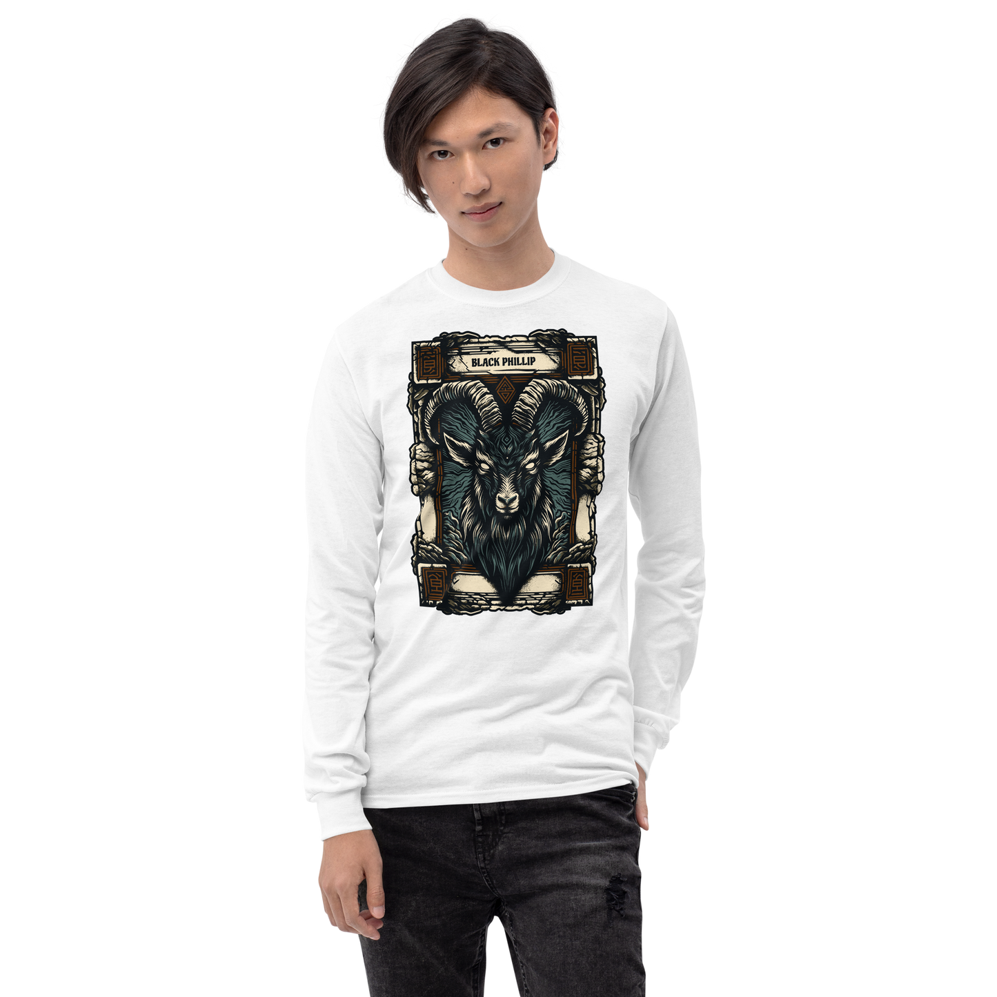 Black Phillip Long Sleeve Tee
