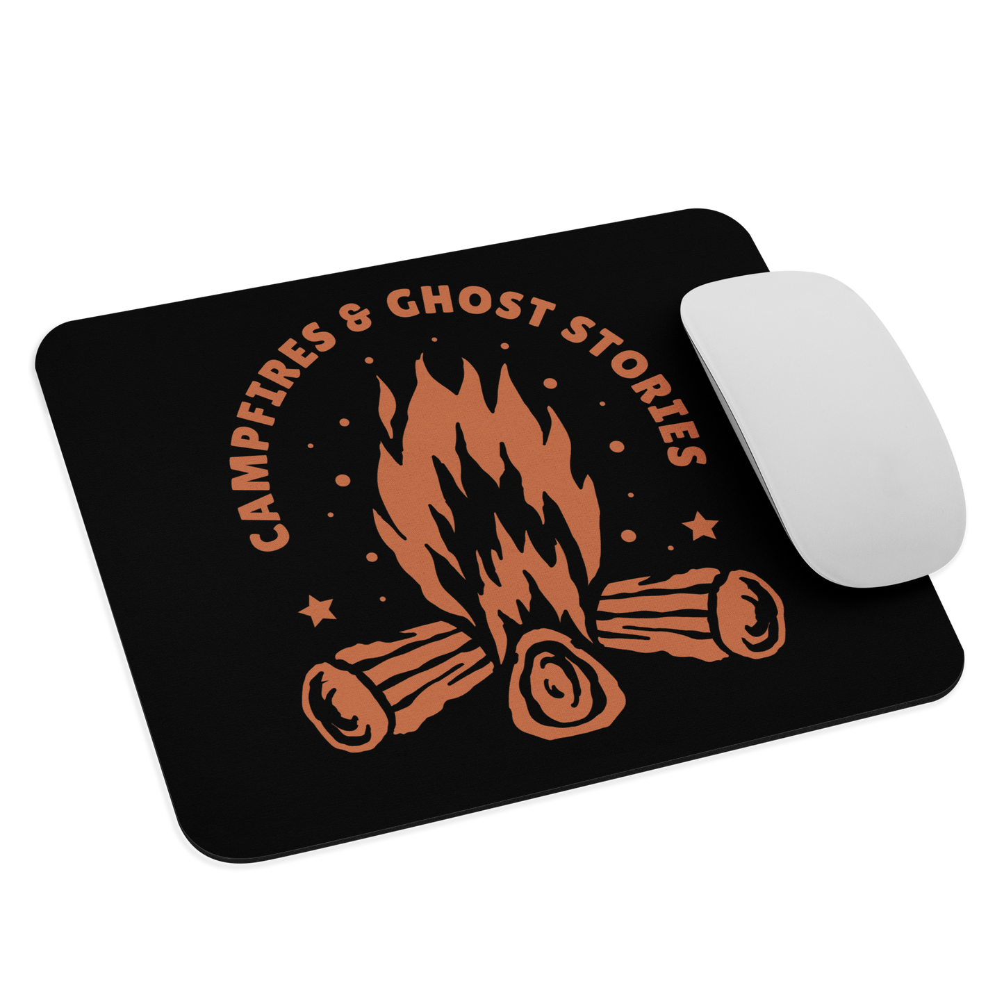 Campfires & Ghost Stories Mouse Pad