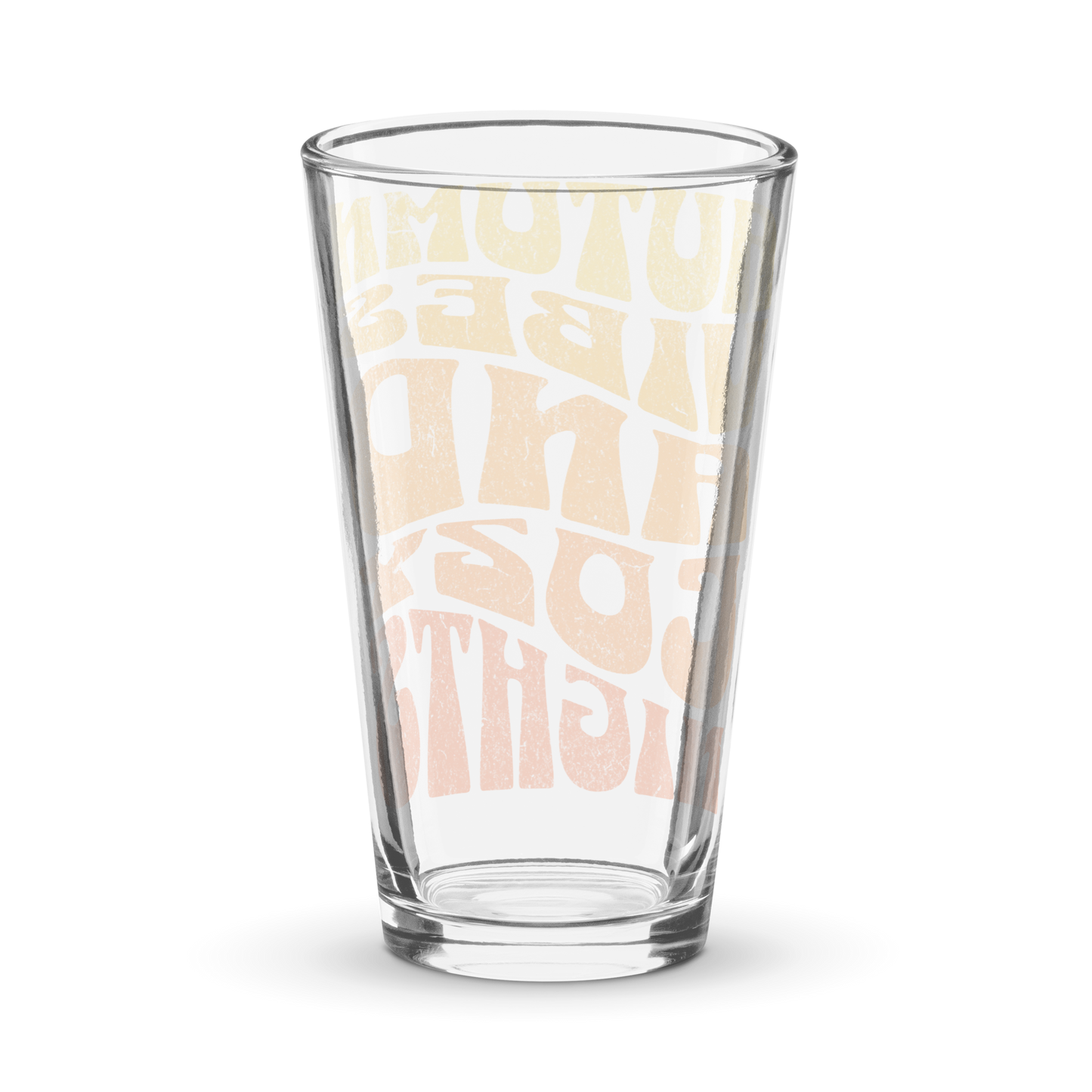 Cozy Autumn Shaker Pint Glass