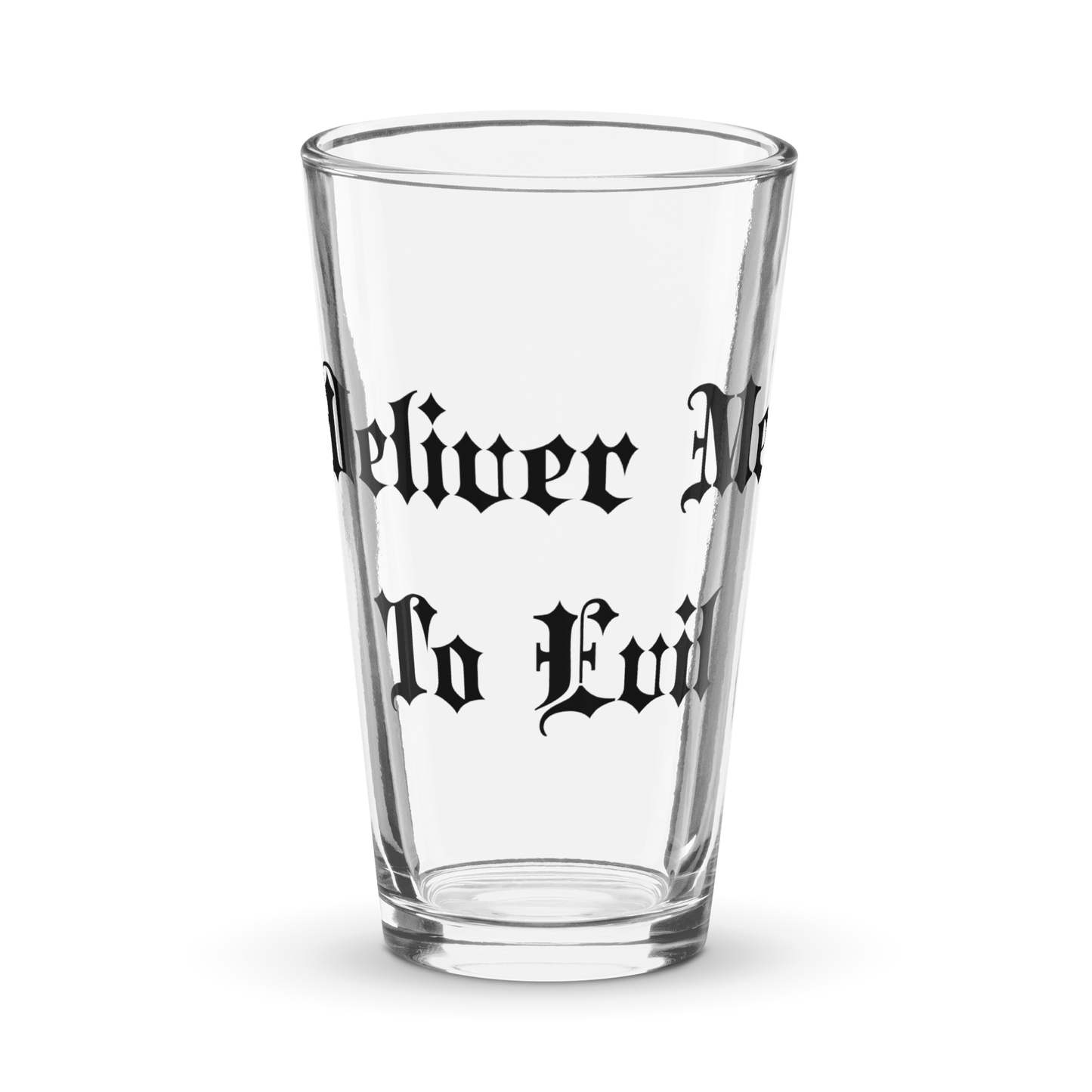 Deliver Me To Evil Shaker Pint Glass