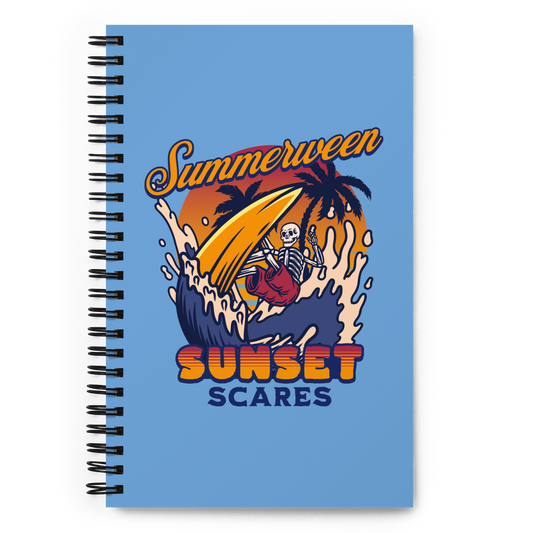 Sunset Scares Spiral Notebook