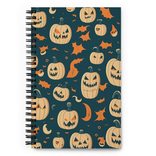 Haunted Harvest Spiral Notebook