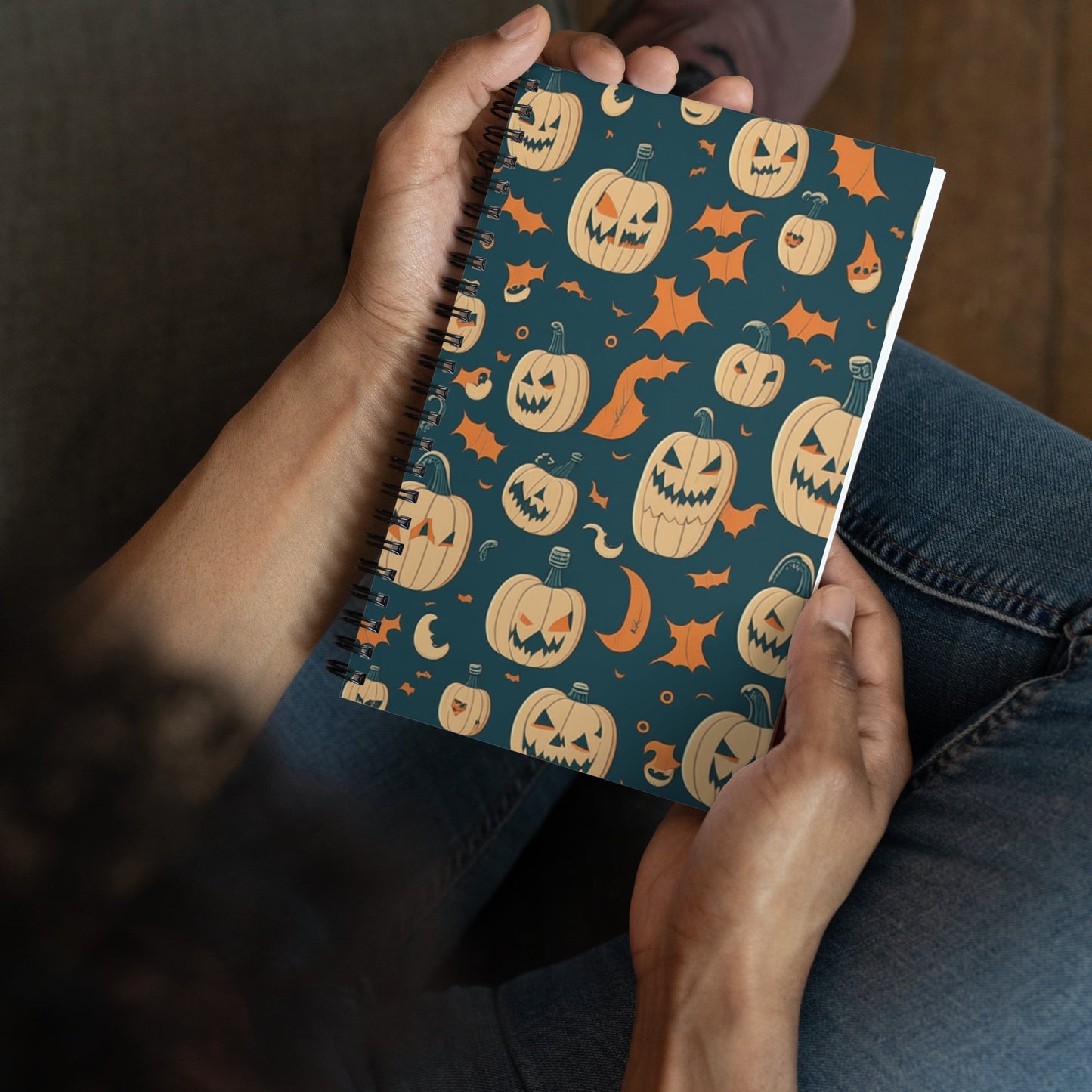 Haunted Harvest Spiral Notebook