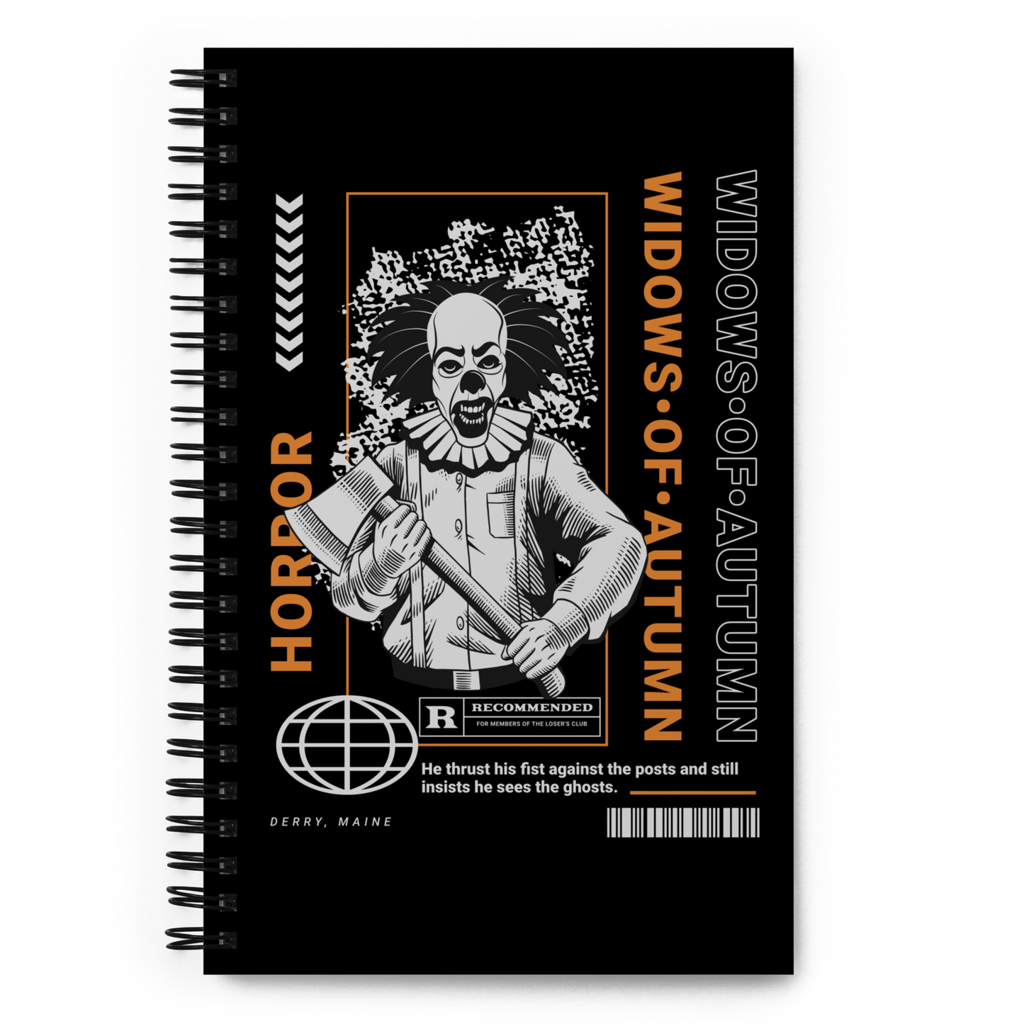 Killer Clown Spiral Notebook