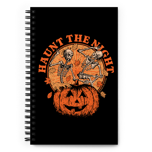 Haunt The Night Spiral Notebook