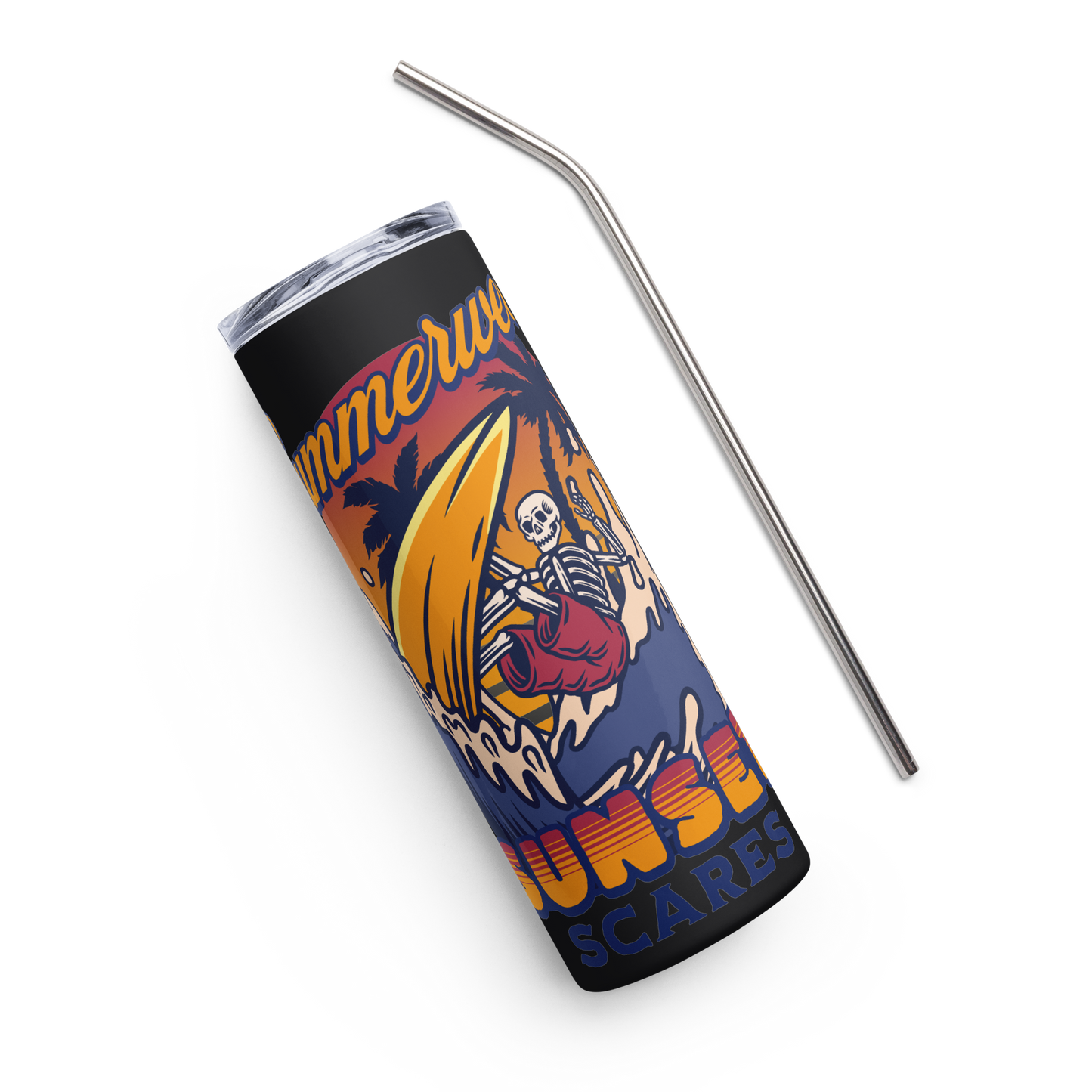 Sunset Scares Stainless Steel Tumbler