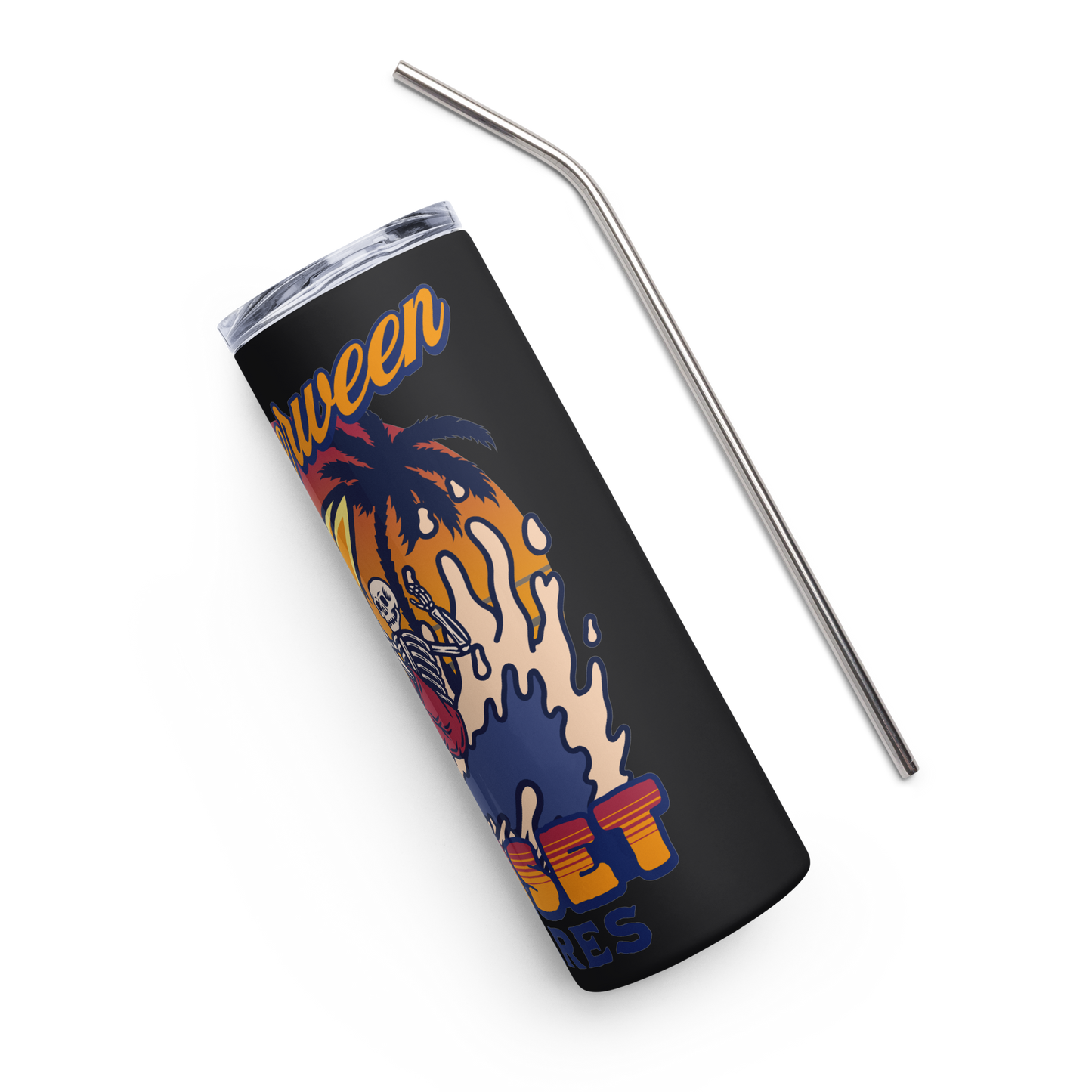 Sunset Scares Stainless Steel Tumbler