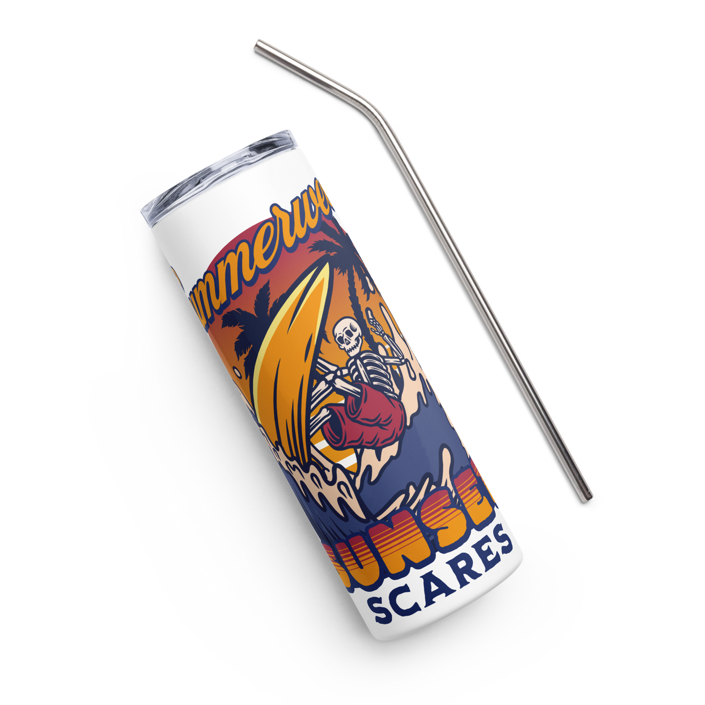 Sunset Scares Stainless Steel Tumbler