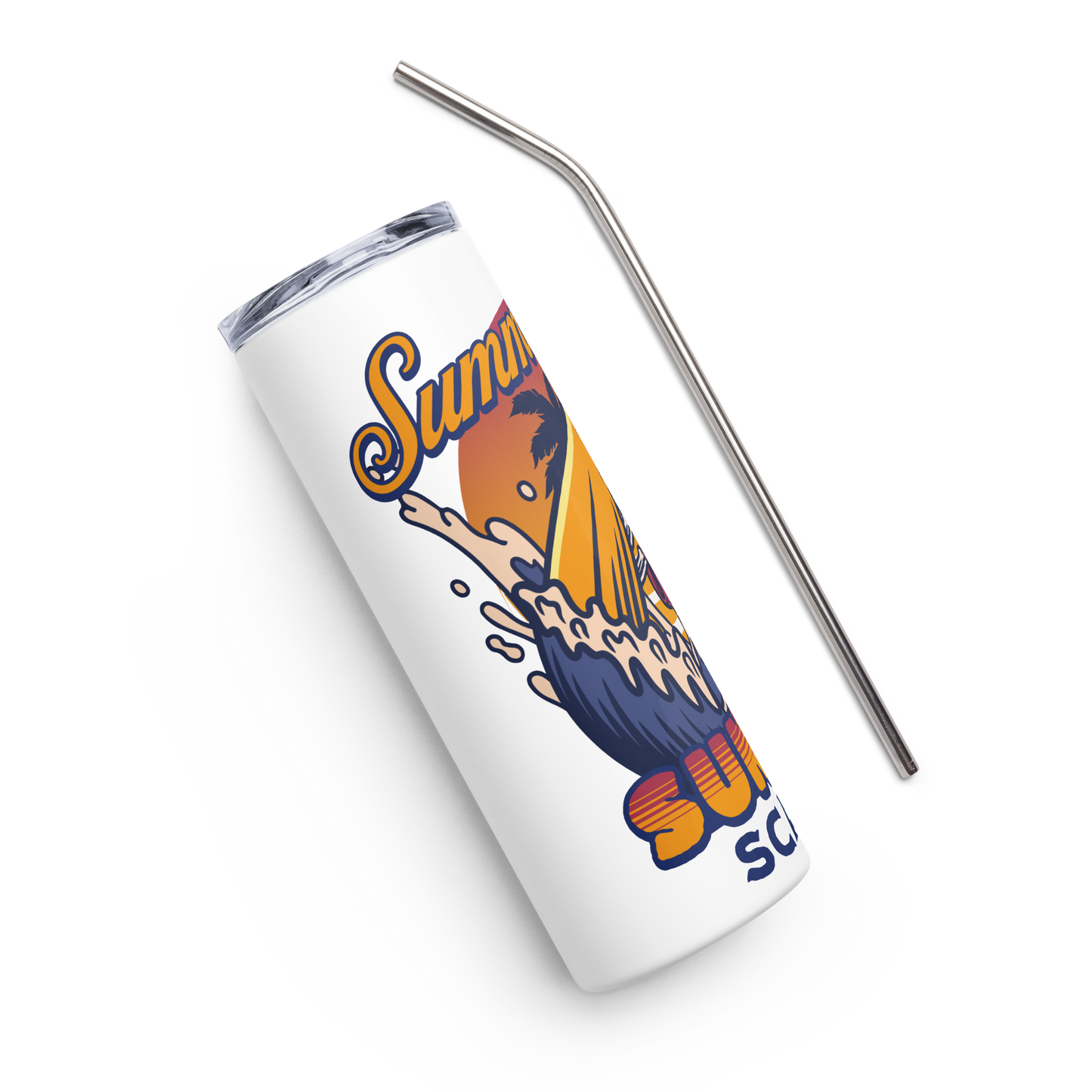 Sunset Scares Stainless Steel Tumbler