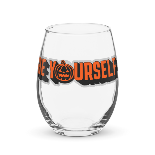 Be Yourself Stemless Wine Glass