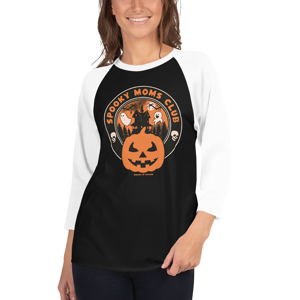 Spooky Moms Club Baseball Tee