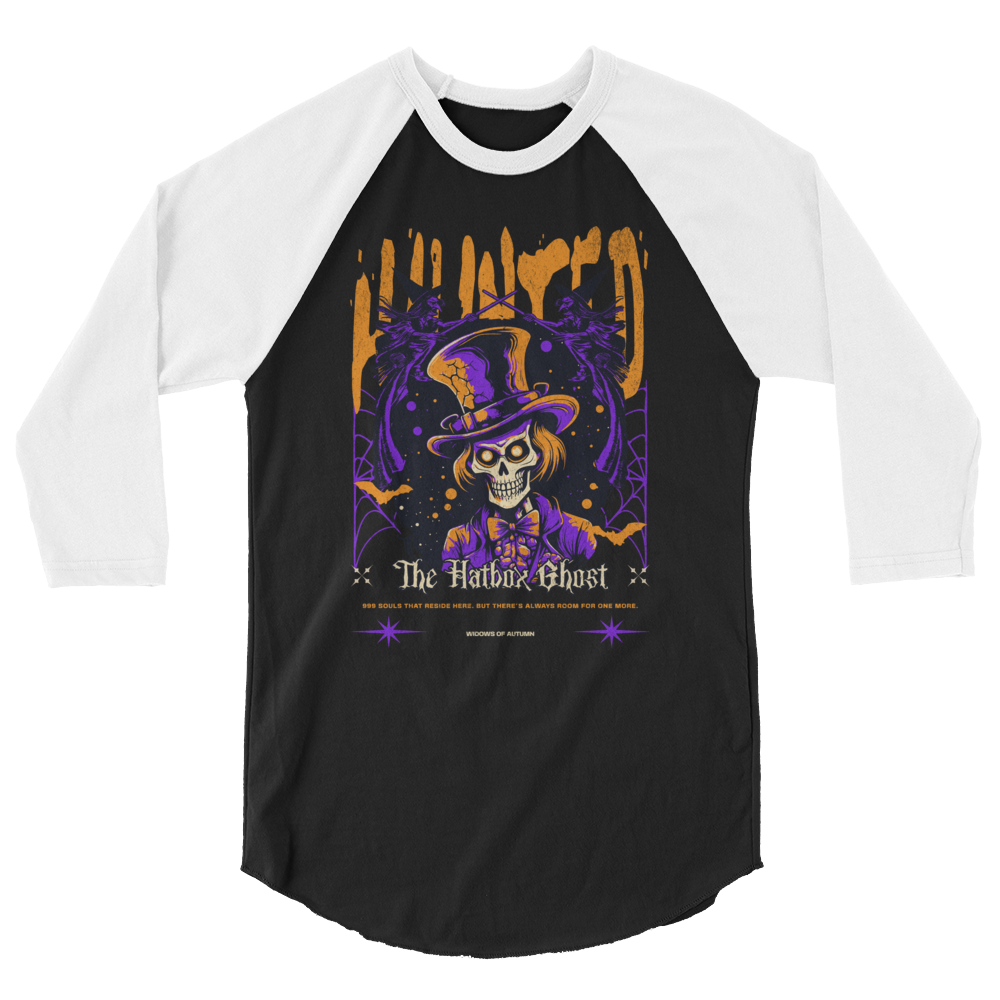 Hatbox Ghost Baseball Tee