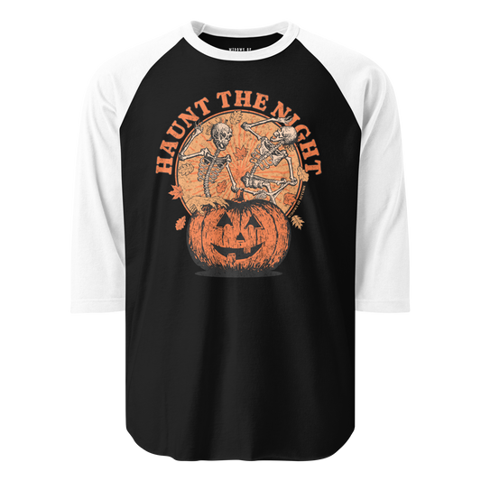 Haunt The Night Baseball Tee