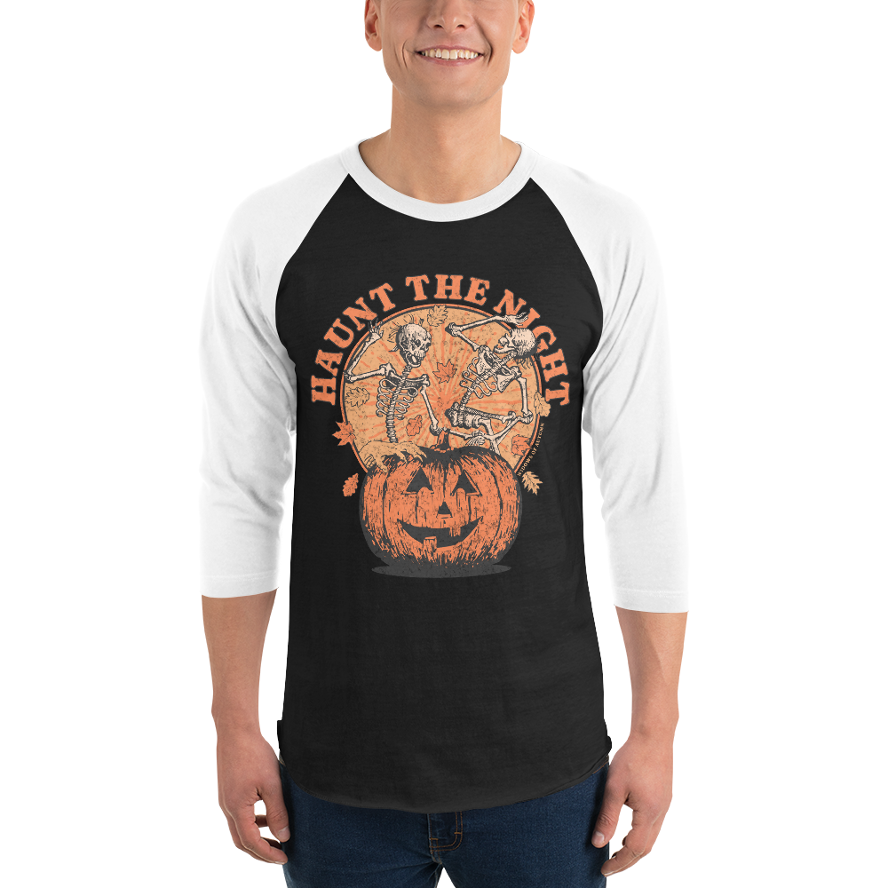 Haunt The Night Baseball Tee