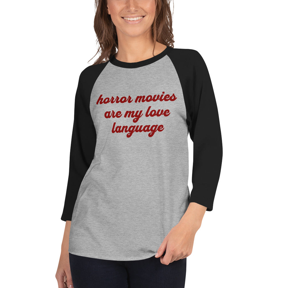 Love Language Baseball Tee