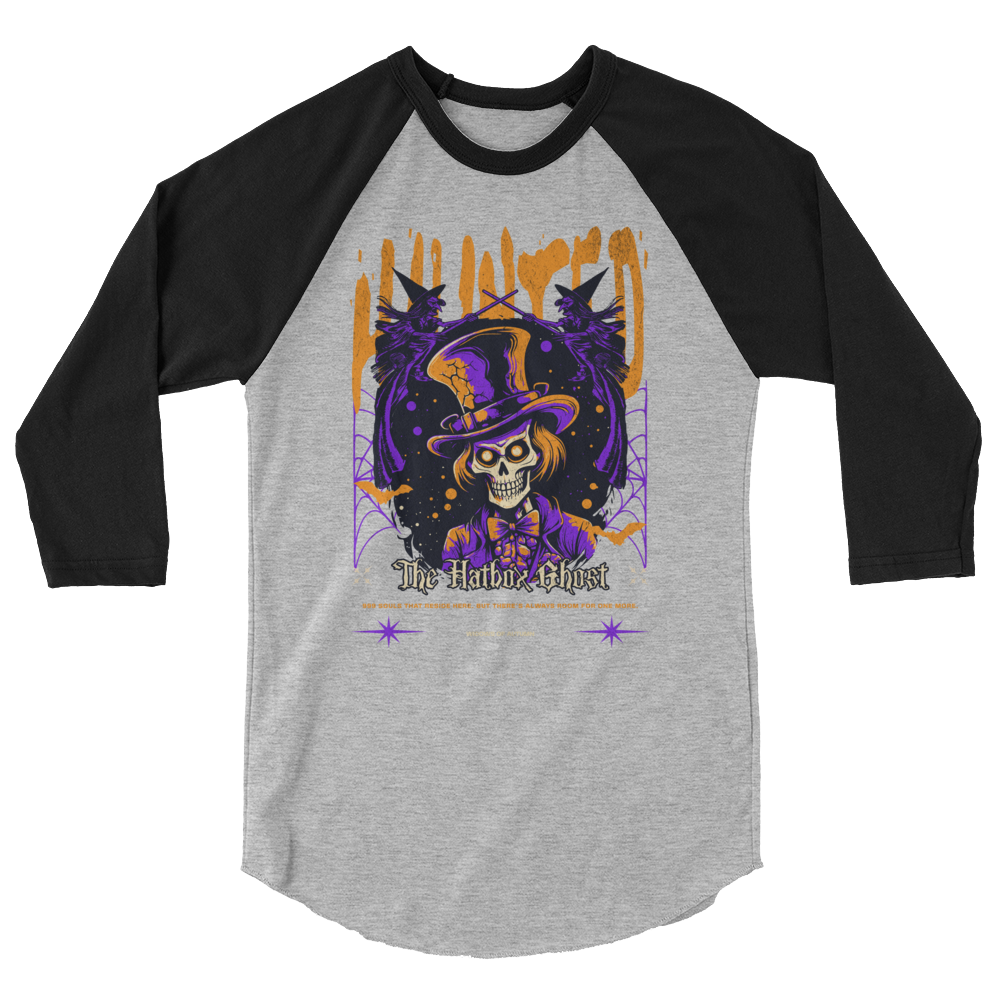 Hatbox Ghost Baseball Tee