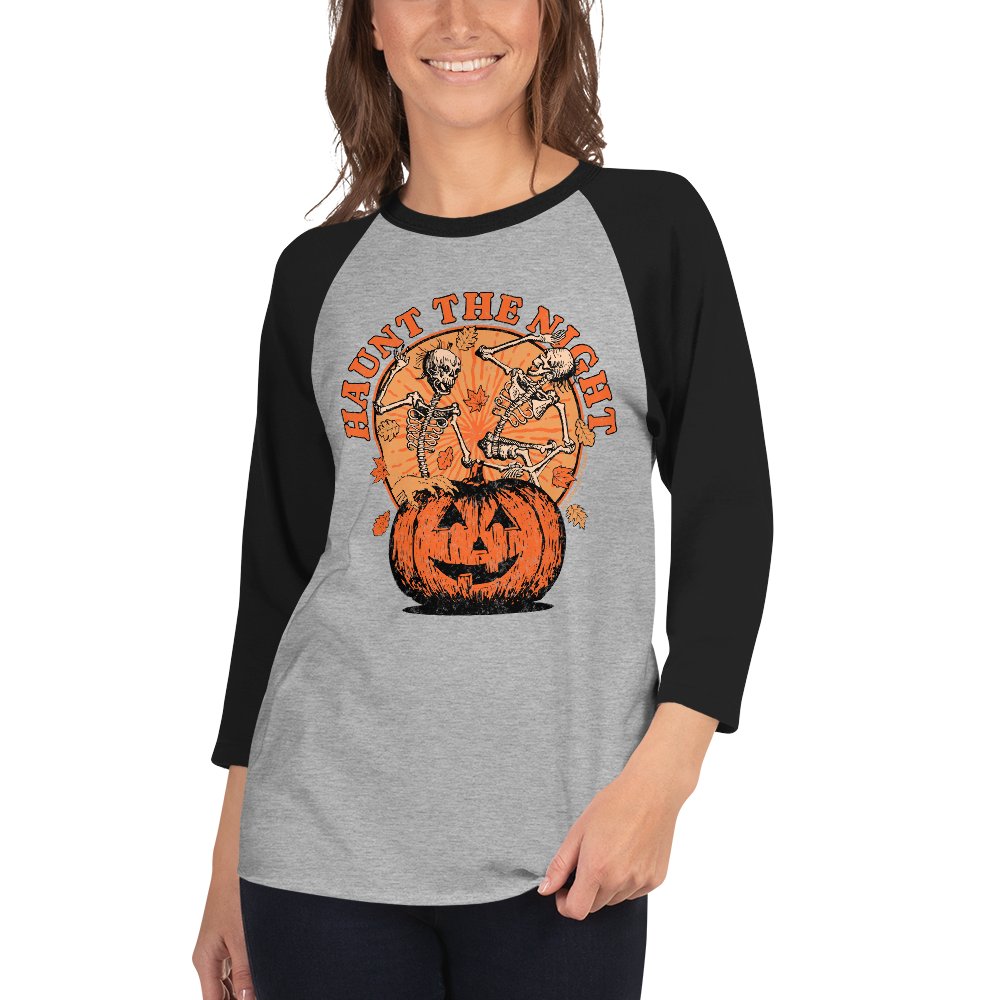 Haunt The Night Baseball Tee