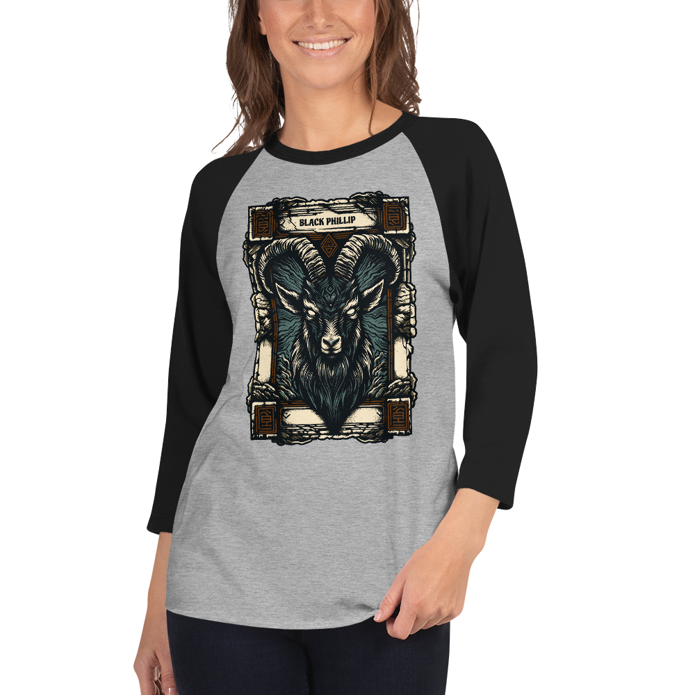 Black Phillip Baseball Tee