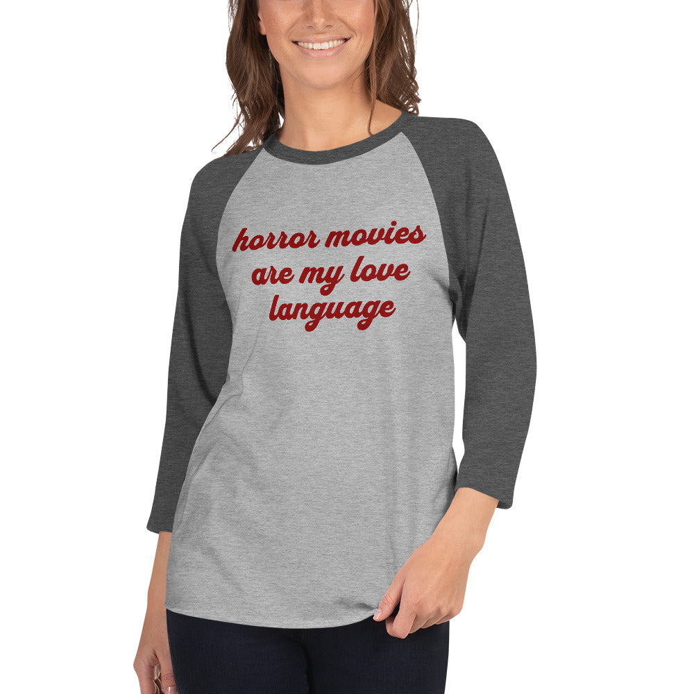 Love Language Baseball Tee