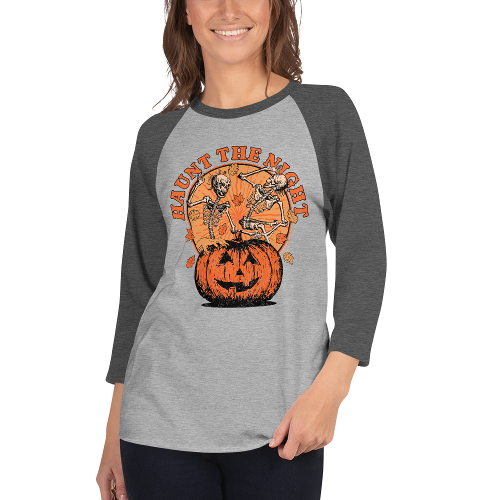 Haunt The Night Baseball Tee