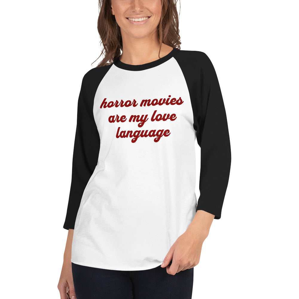 Love Language Baseball Tee