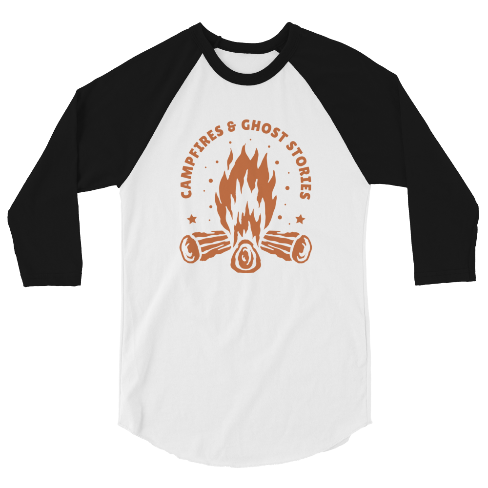 Campfires & Ghost Stories Baseball Tee