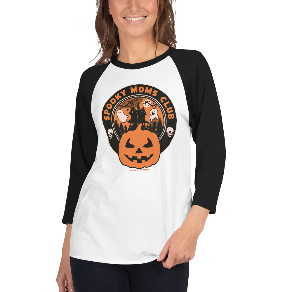 Spooky Moms Club Baseball Tee