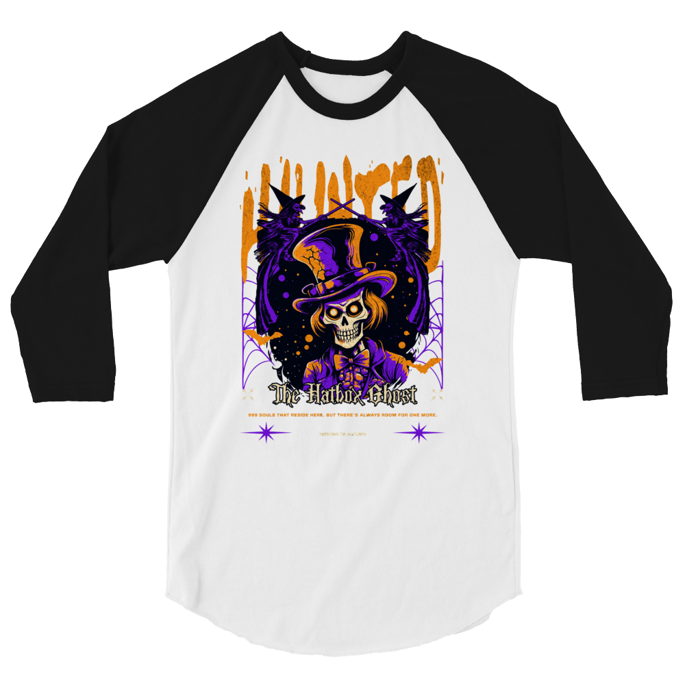 Hatbox Ghost Baseball Tee